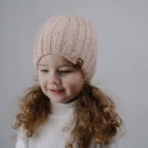 Dámská vlněná čepice melírovaná