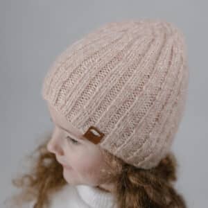 Dámská vlněná čepice melírovaná