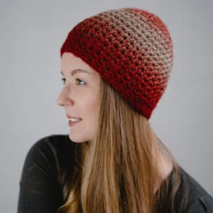 zimní čepice s vlnou