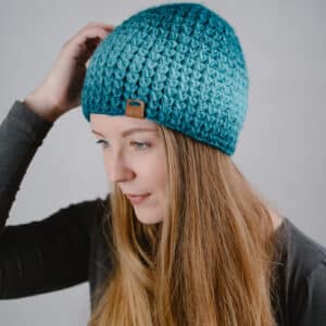 Zimní čepice unisex modrá