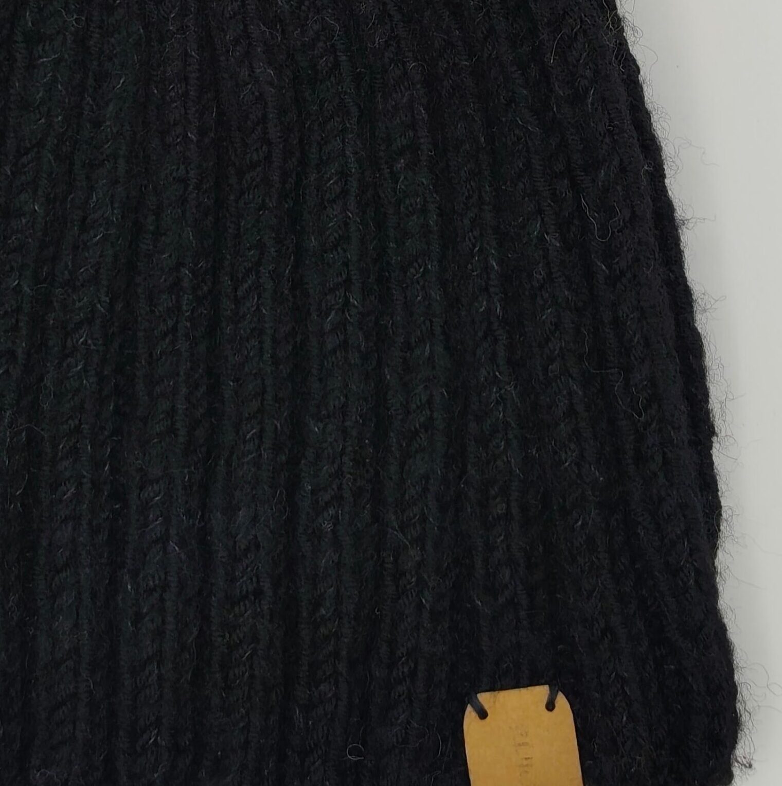 Vlněná čepice černá 4 Vlněná čepice černá