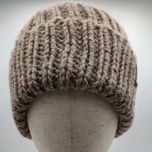 Zimní chunky čepice mocca