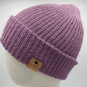 Dětská čepice fialová