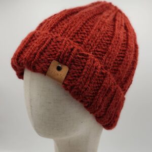 Dámská chunky čepice měděná