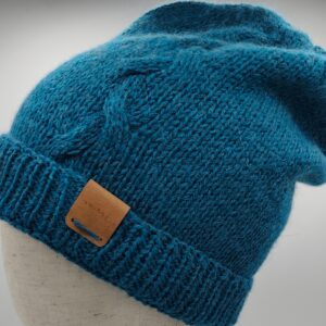 Homeleska s copem tyrkysová