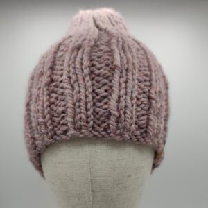 Dámská chunky čepice růžová