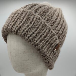 Zimní chunky čepice mocca