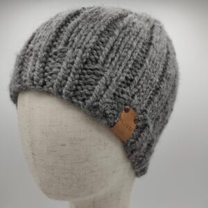 Zimní čepice unisex šedá