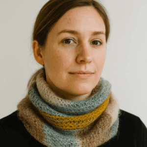 Vlněný pletený šátek Autumn