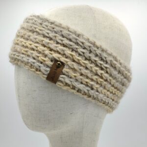 Dámská chunky čelenka béžová