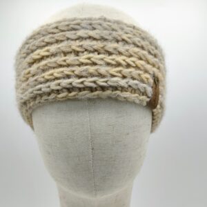 Dámská chunky čelenka béžová