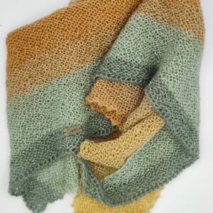 satek Vlněný pletený šátek ombré